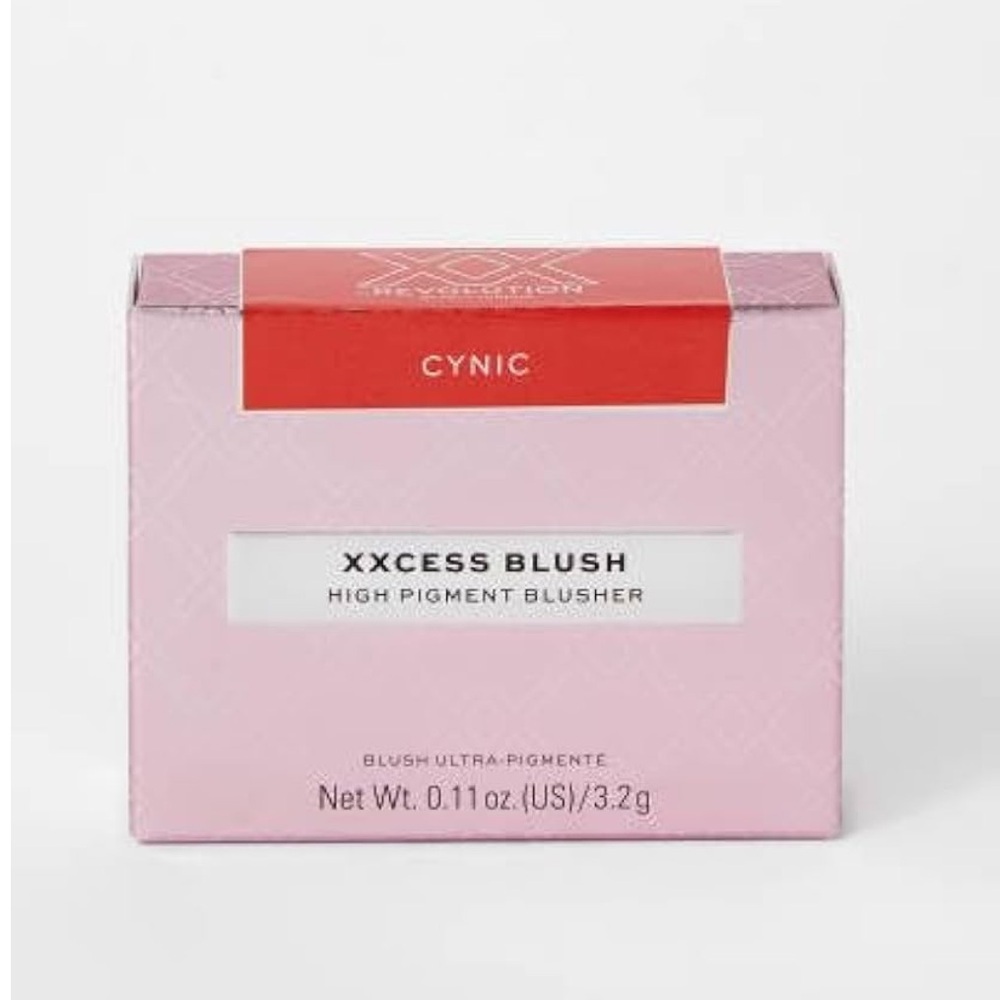 Makeup‎ Revolution XXcess Blush High Pigment Blusher Cynic Red 3.2g Compact